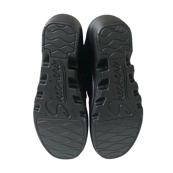 WOMENS SKECHERS SIZE 8 JUMPER SWEET STUD BLACK SUEDE ZIP ANKLE SHERPA TRIM BOOTS - Picture 8 of 12